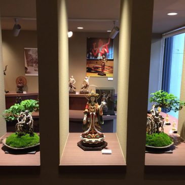 イスムのインテリア仏像で「仏像盆栽」を制作！表参道店で展示中です
